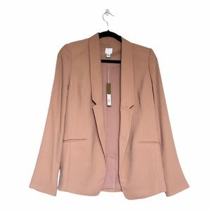 Lauren Conrad Taupe Crepe Boyfriend Blazer Size 6